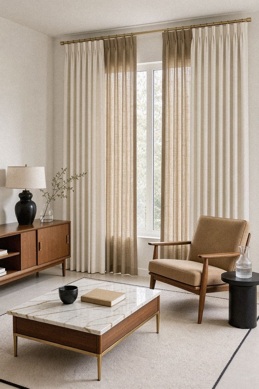 I Chose Thermal Curtains That Do Not Look Like Hotel Blackouts, My Rooms Feel Warmer