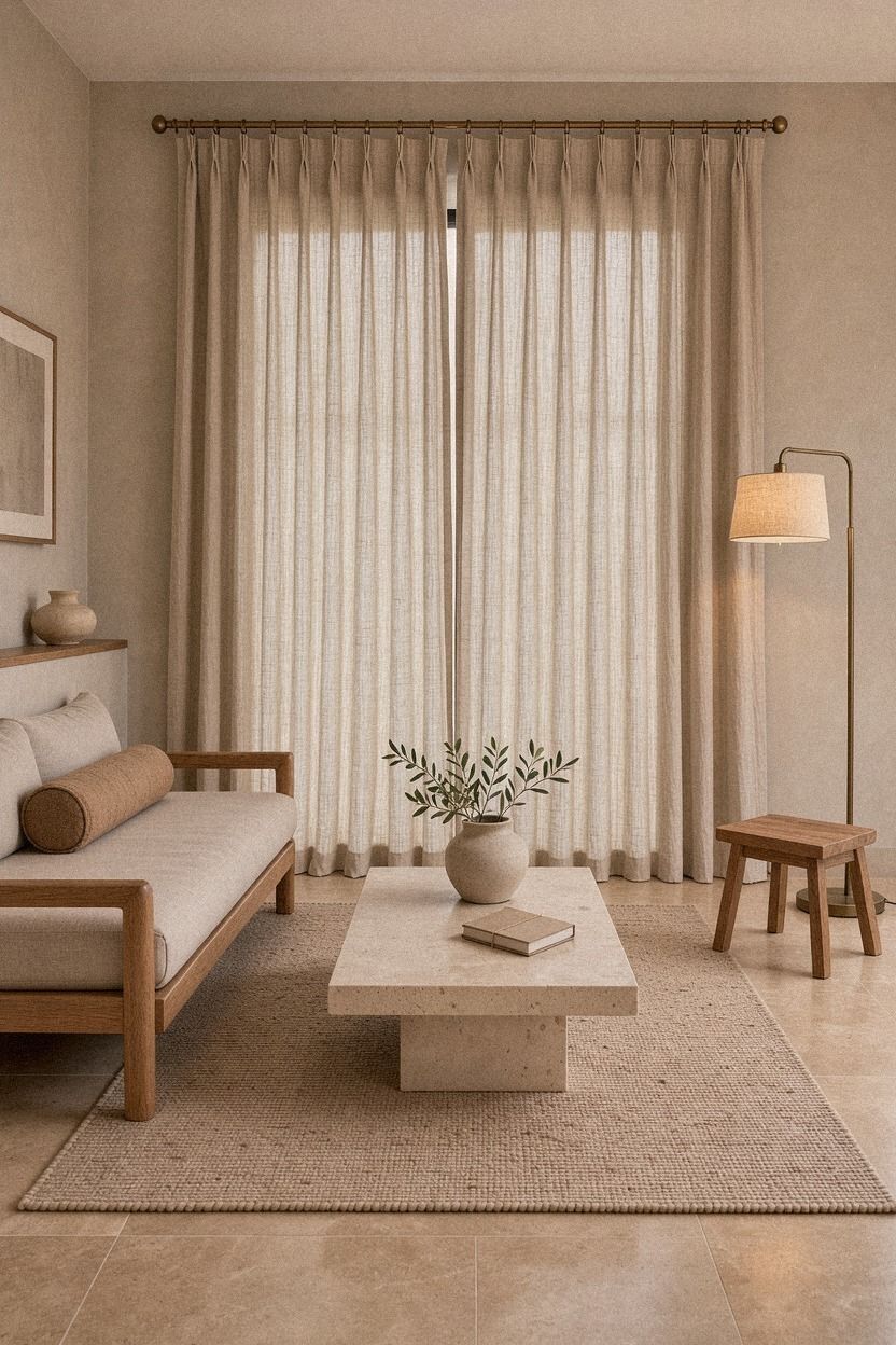 Swap Wayfair Basics thermal blackout curtains for washed cotton
