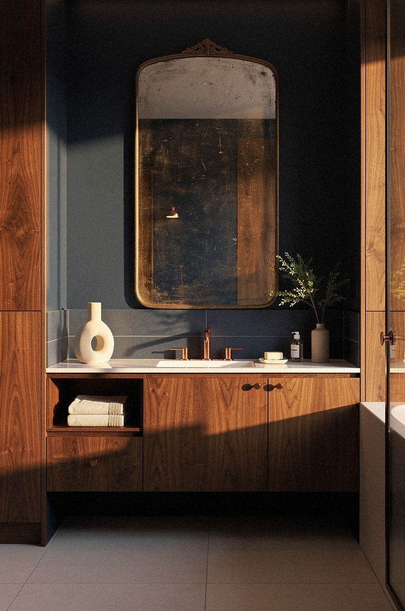 Could a vintage mirror do the heavy lifting?