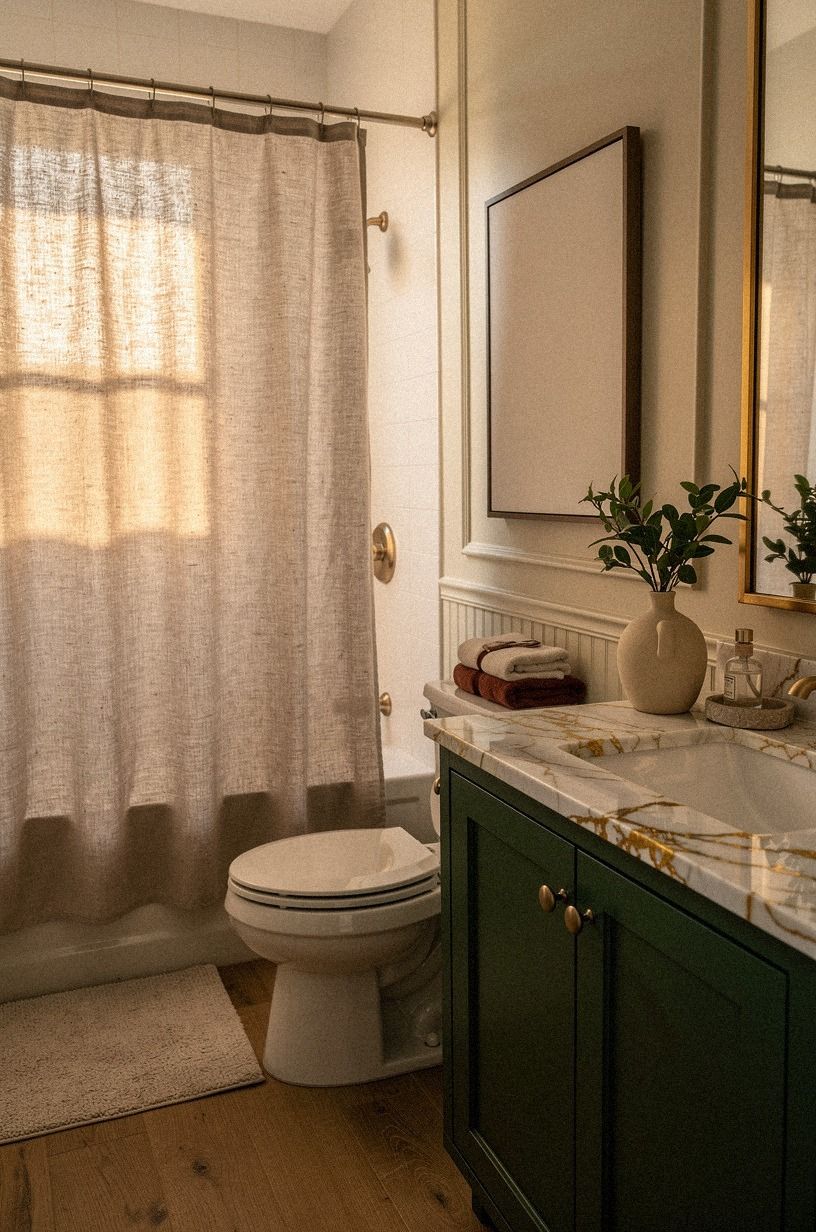19 Farmhouse Powder Room Looks for Cozy, Lived-In Charm That Feels Collected