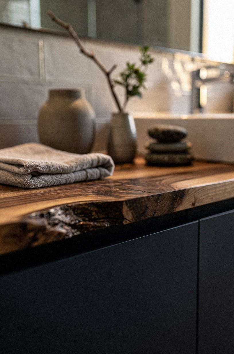 Mix farmhouse pieces with one modern line