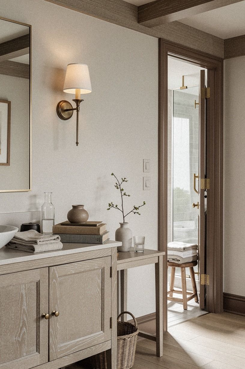 Paint the trim darker than the walls