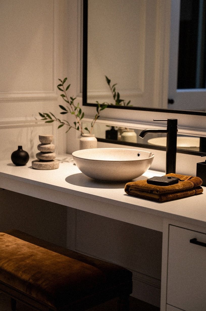 Style the counter with the One-Bowl Rule