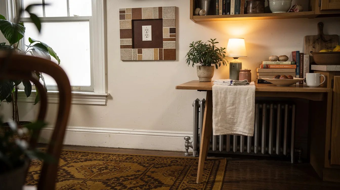 Frame an Outlet With Separate Tiles