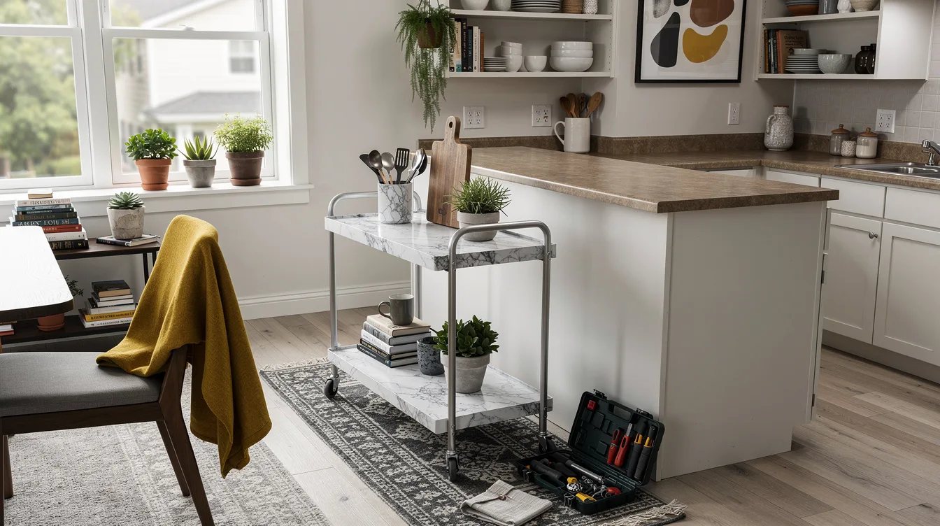 Keep Faux Marble Away From the Countertop