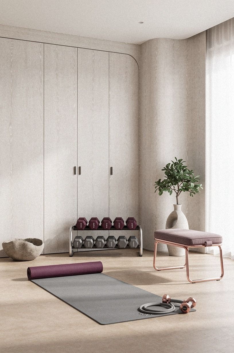 Swap open shelving for closed storage