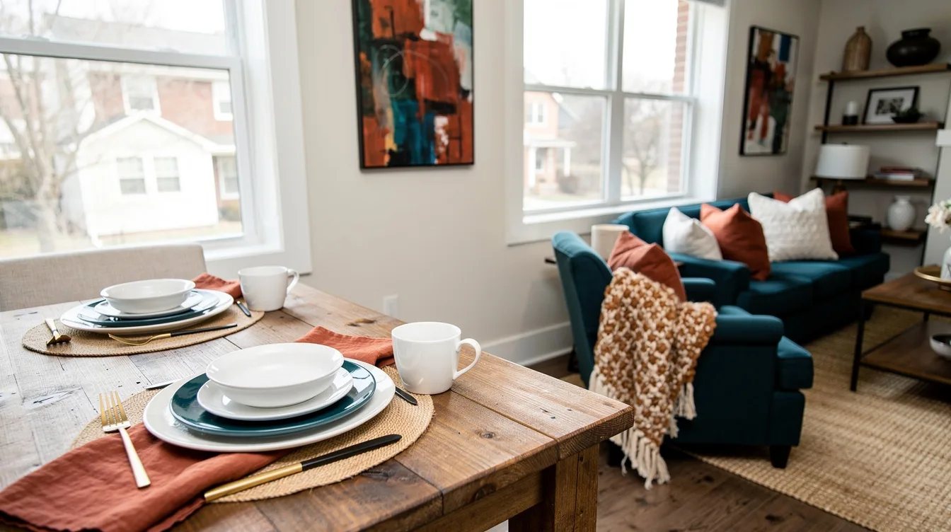 Frame the Place Setting With White