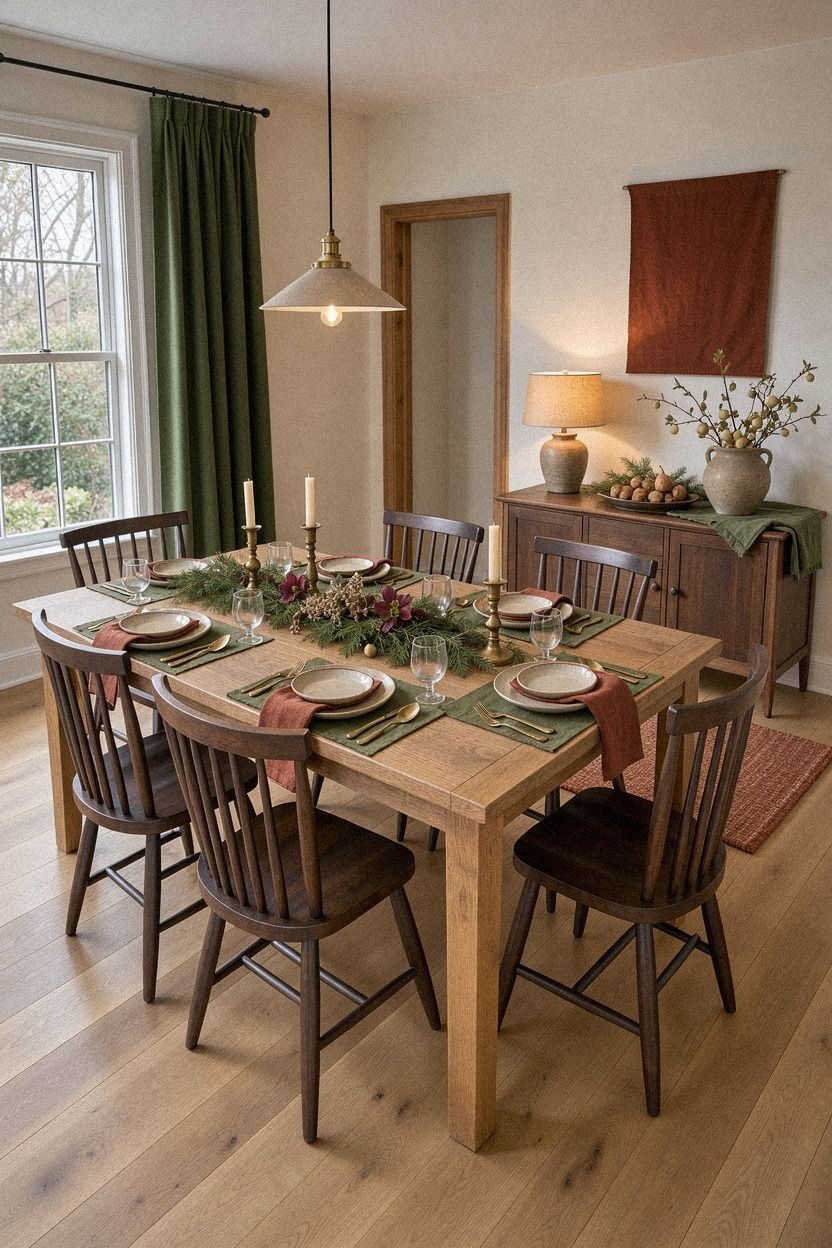 I Found Vintage Christmas Table Settings From the Charity Shop, My Table Feels Festive