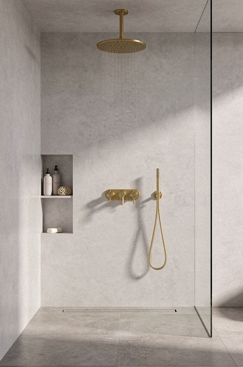 Choose brushed brass over chrome