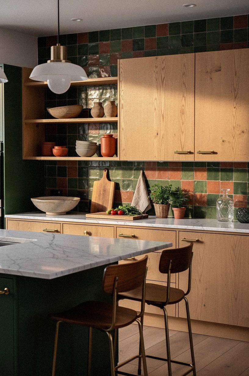 18 Cottage Kitchen Backsplash Designs With Tile, Beadboard & Beyond That Feel Timeless