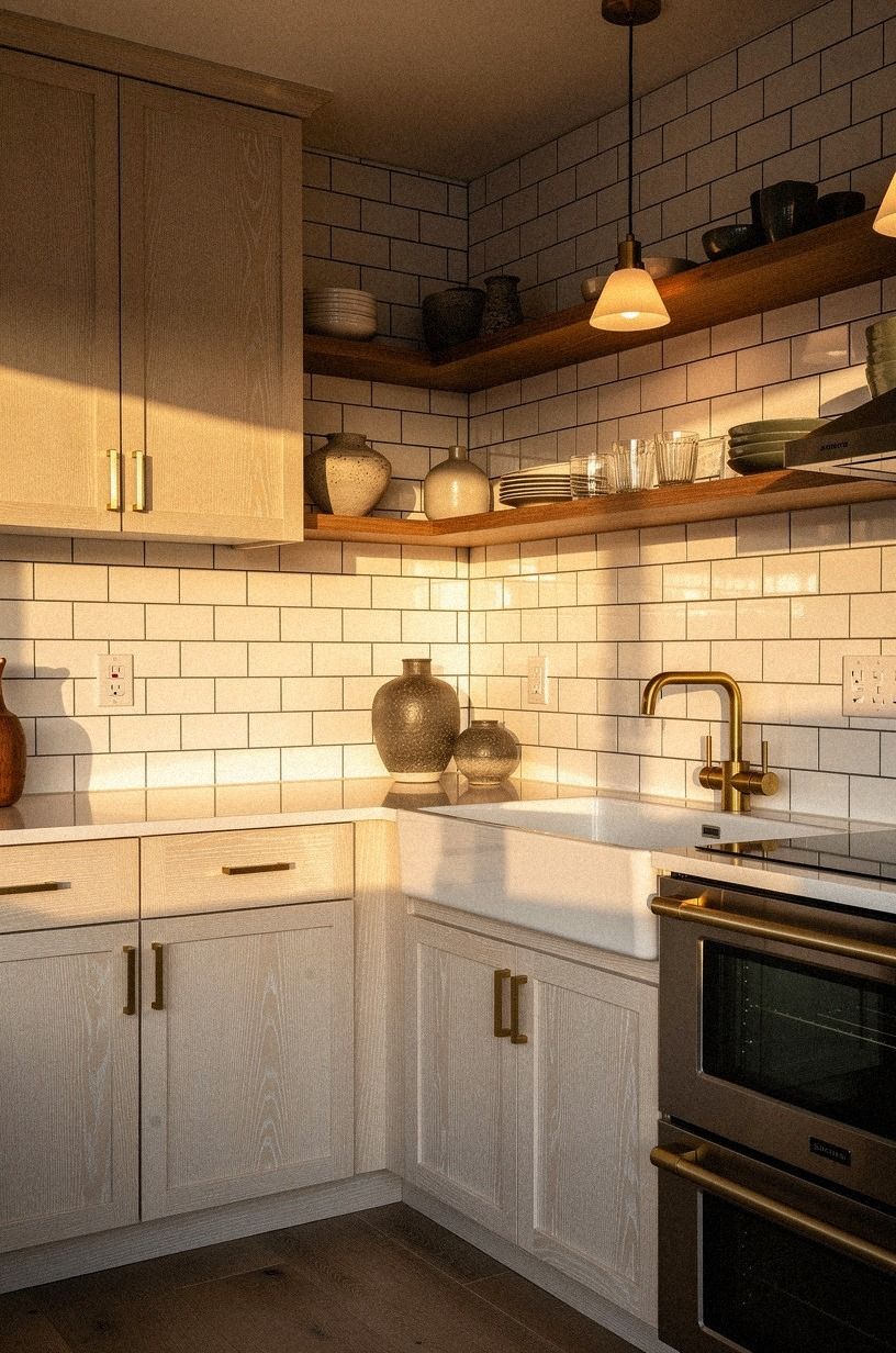 Why Does White Subway Tile Still Work in a Cottage Kitchen?