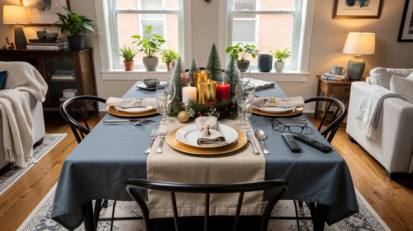 Center the Table With a Gold Charger