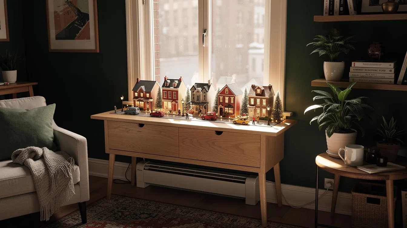 Create a Miniature Christmas Street
