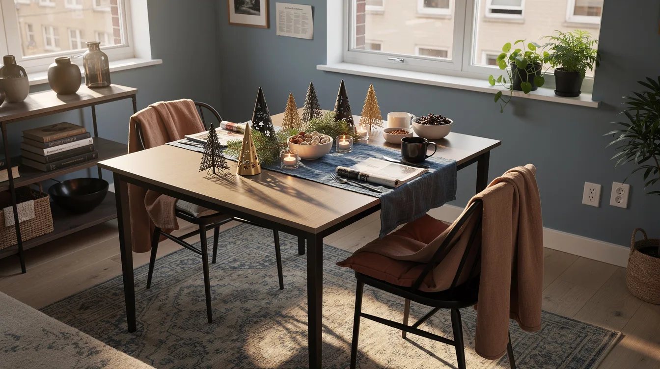 Scatter Metal Trees Along the Table