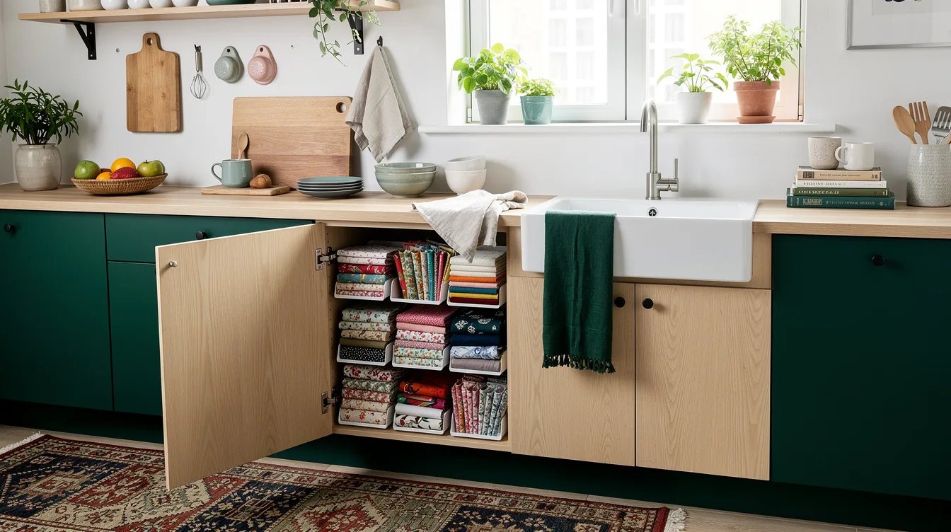 Create a Sachet Station Beside the Sink