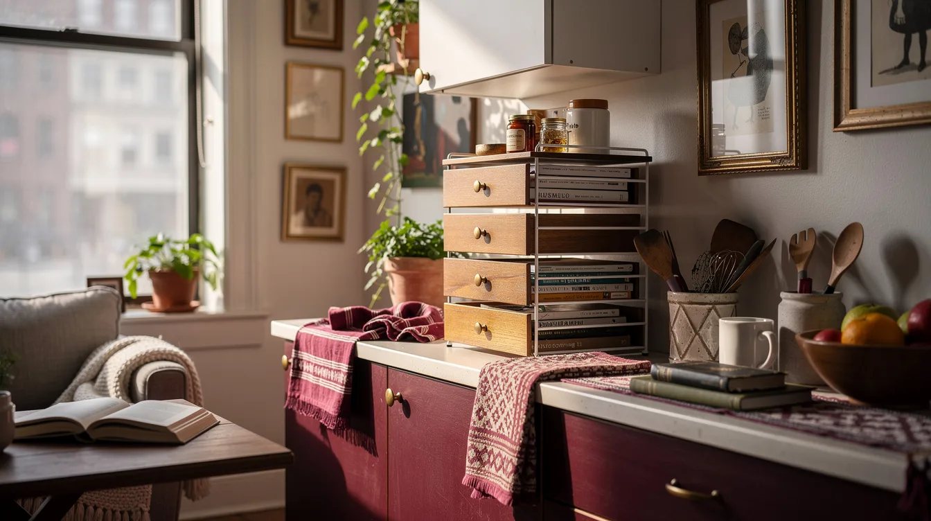 Stack the Mini Drawers for Vertical Storage