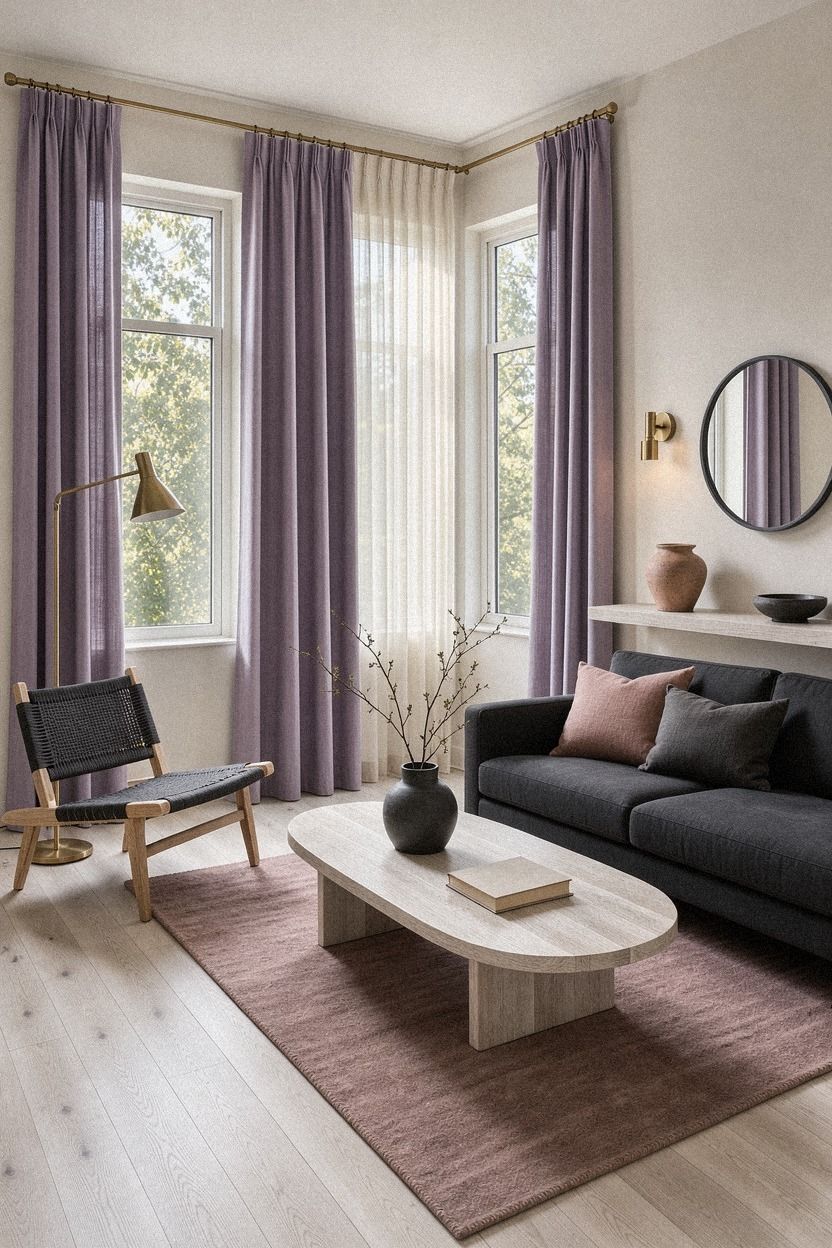 Trade Bright Violet for Dusty Lavender