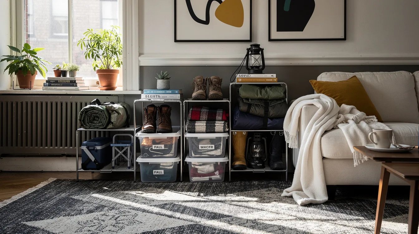 Separate Camping Gear by Season