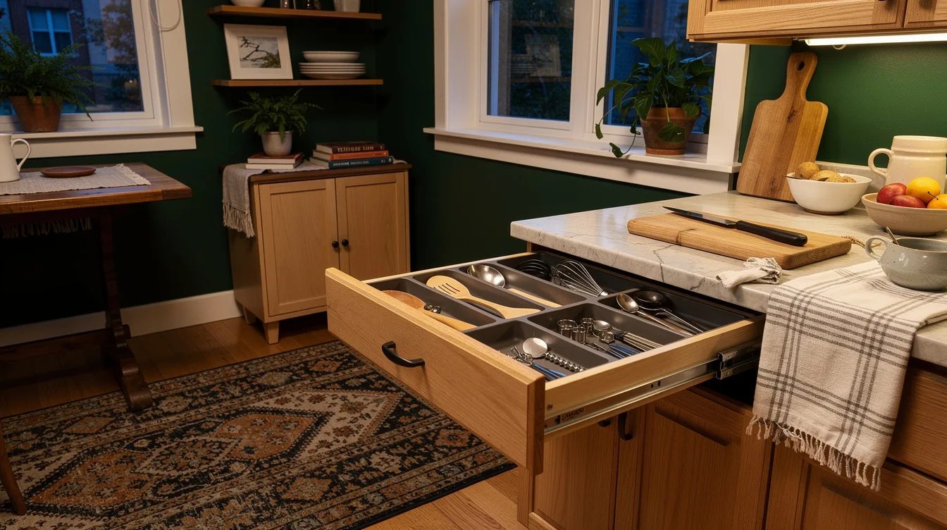 Fit Seven Utensil Zones Into One Drawer