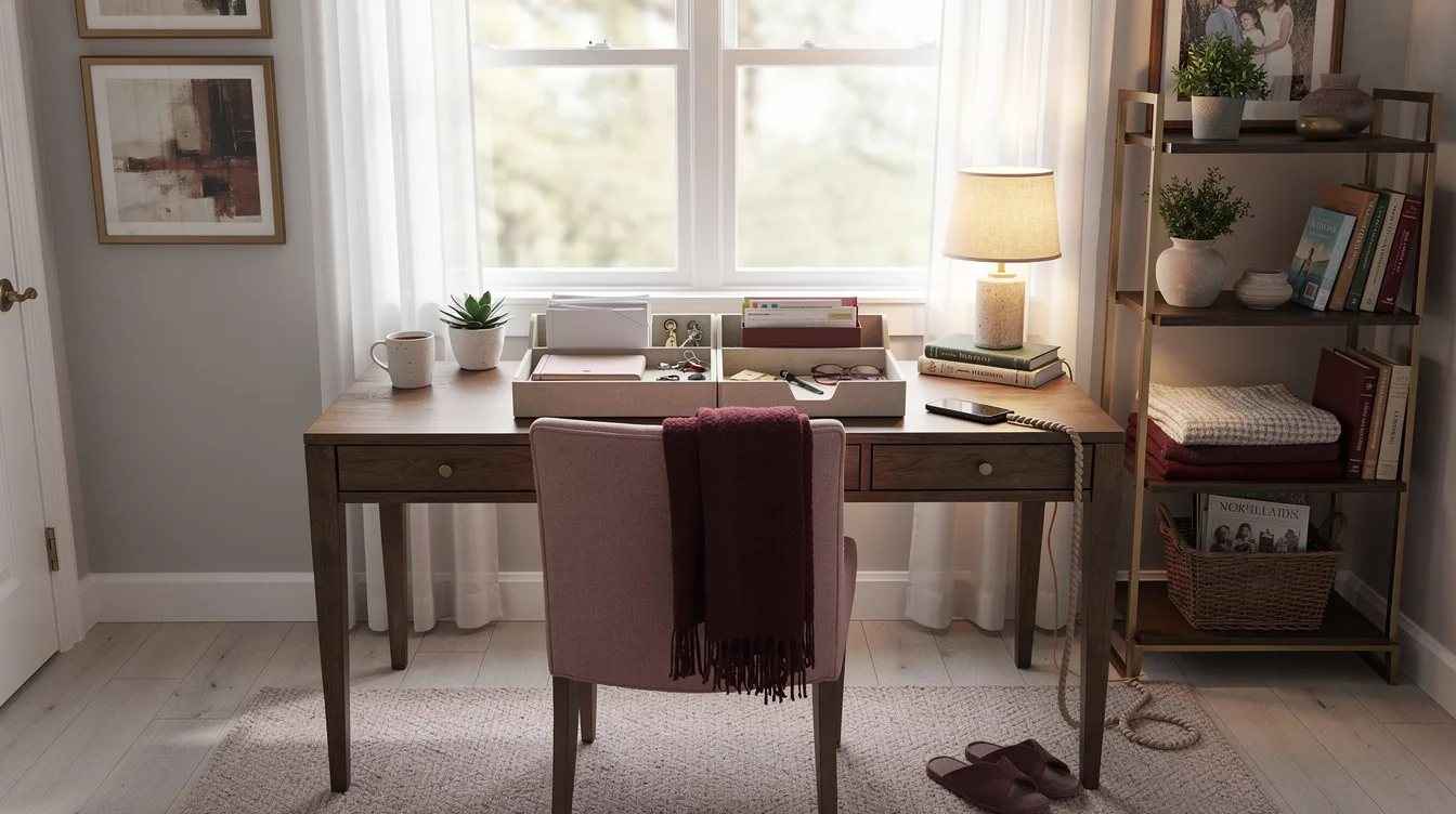 Create a Desk Station With Two Tray Sizes