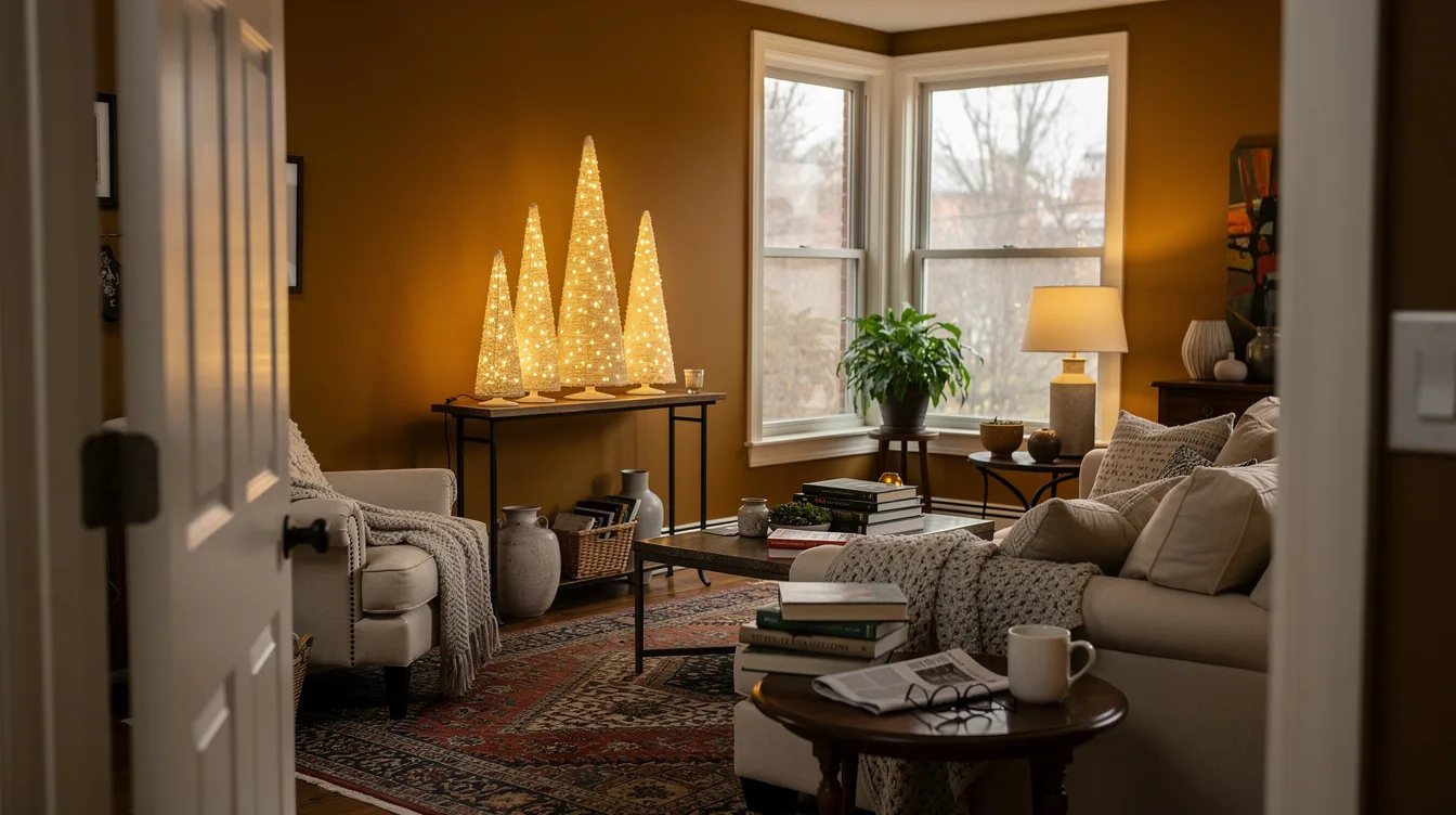 Build a Glow with LED Cone Trees