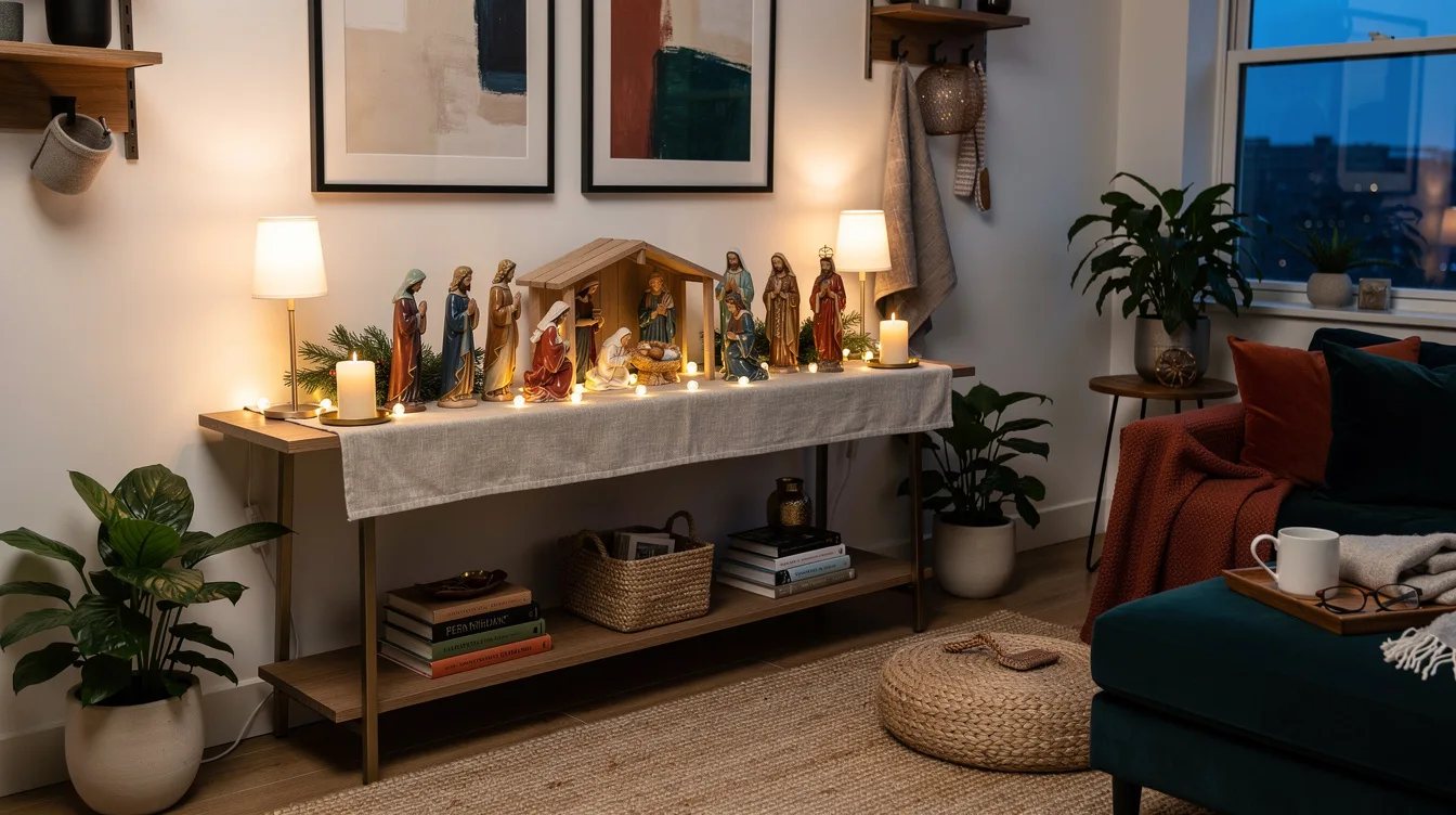 Give the 14-Piece Nativity a Proper Surface