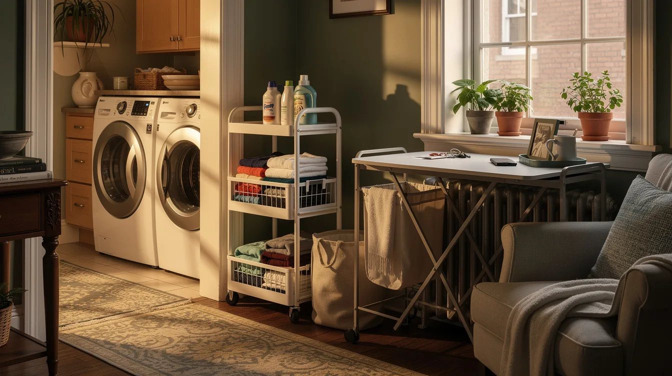 Keep Laundry Separate from Gap Storage