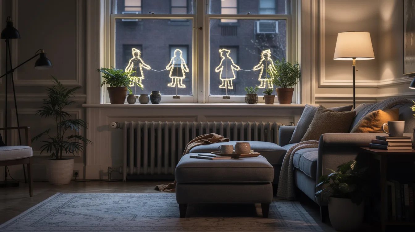 Fill a Wide Window With Four Silhouettes