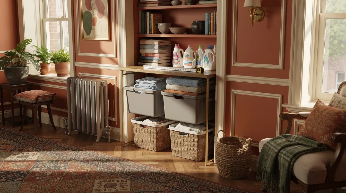 Measure the Shelf for Two Personal Bins
