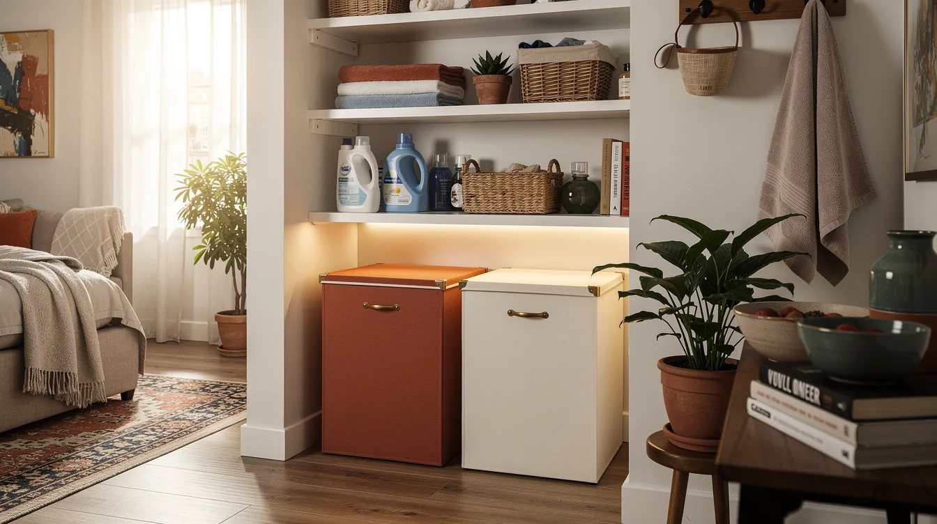 Pair Two Boxes Under an Existing Shelf