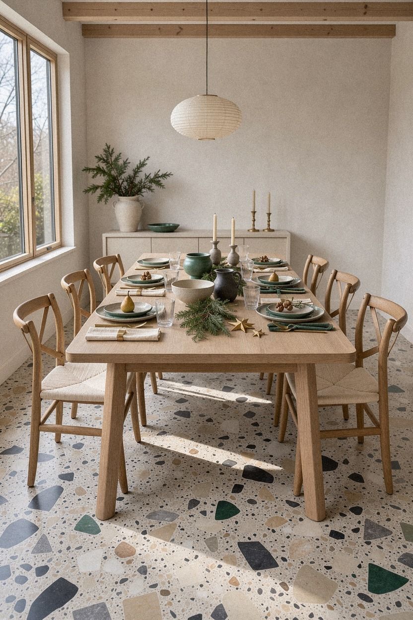 Anchor Modern Christmas Tablescapes With Stoneware