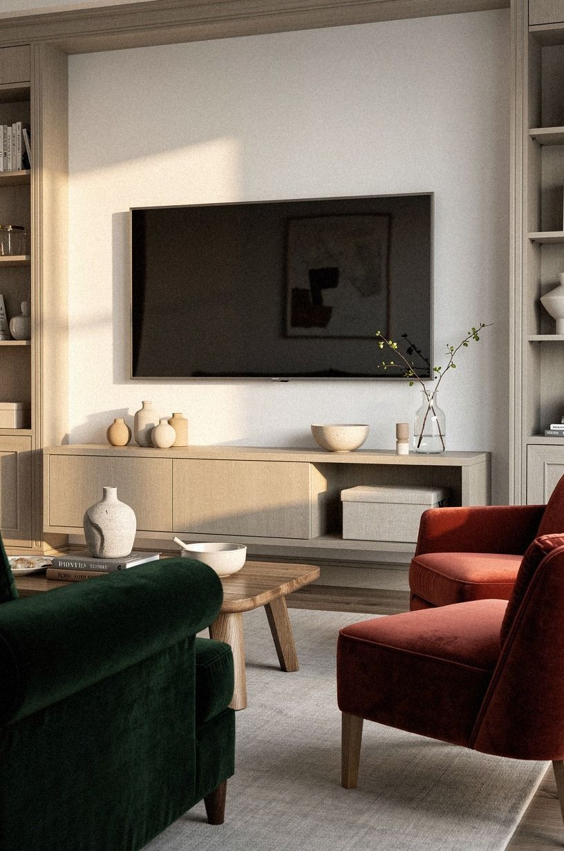 Frame the Screen With Warm Neutrals Over Bright White