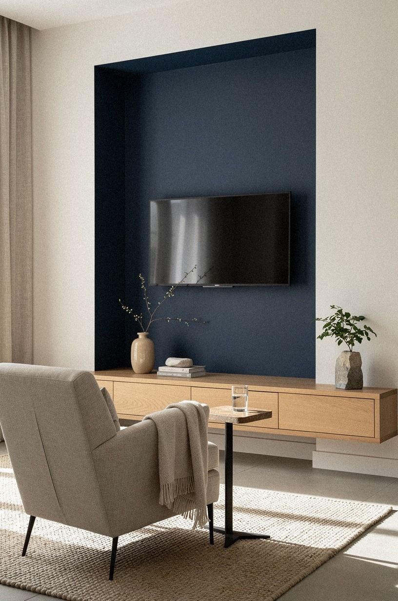 Paint the Niche With Farrow & Ball Hague Blue