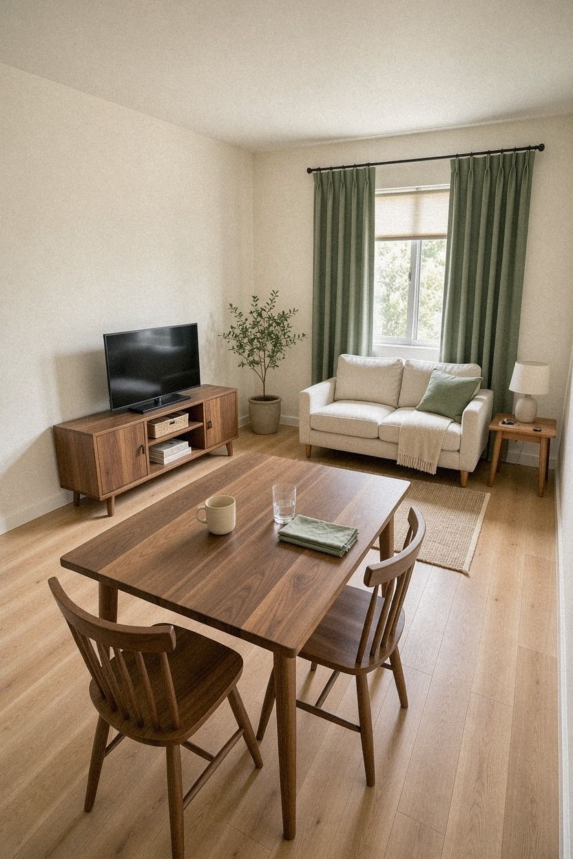 Can a narrow flat use IKEA thermal curtains?
