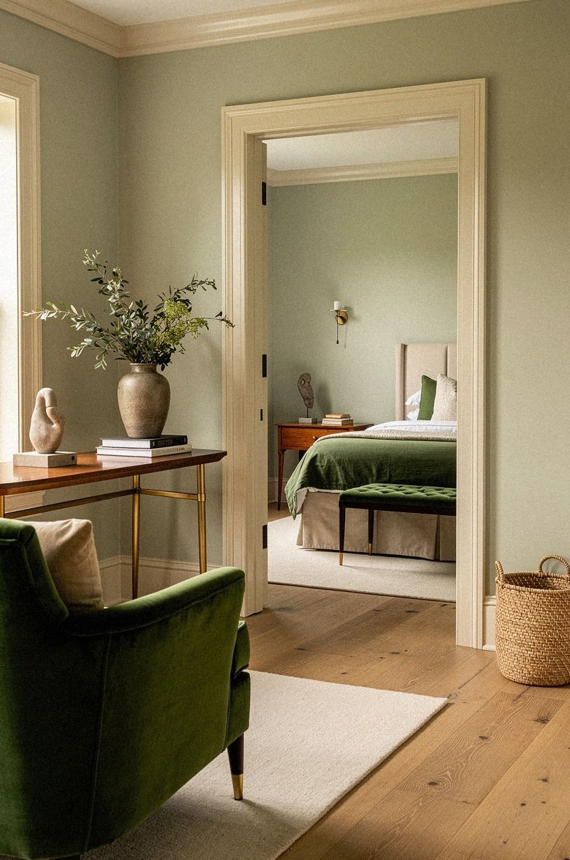 Cape Cod Meets the Southern Guest Room