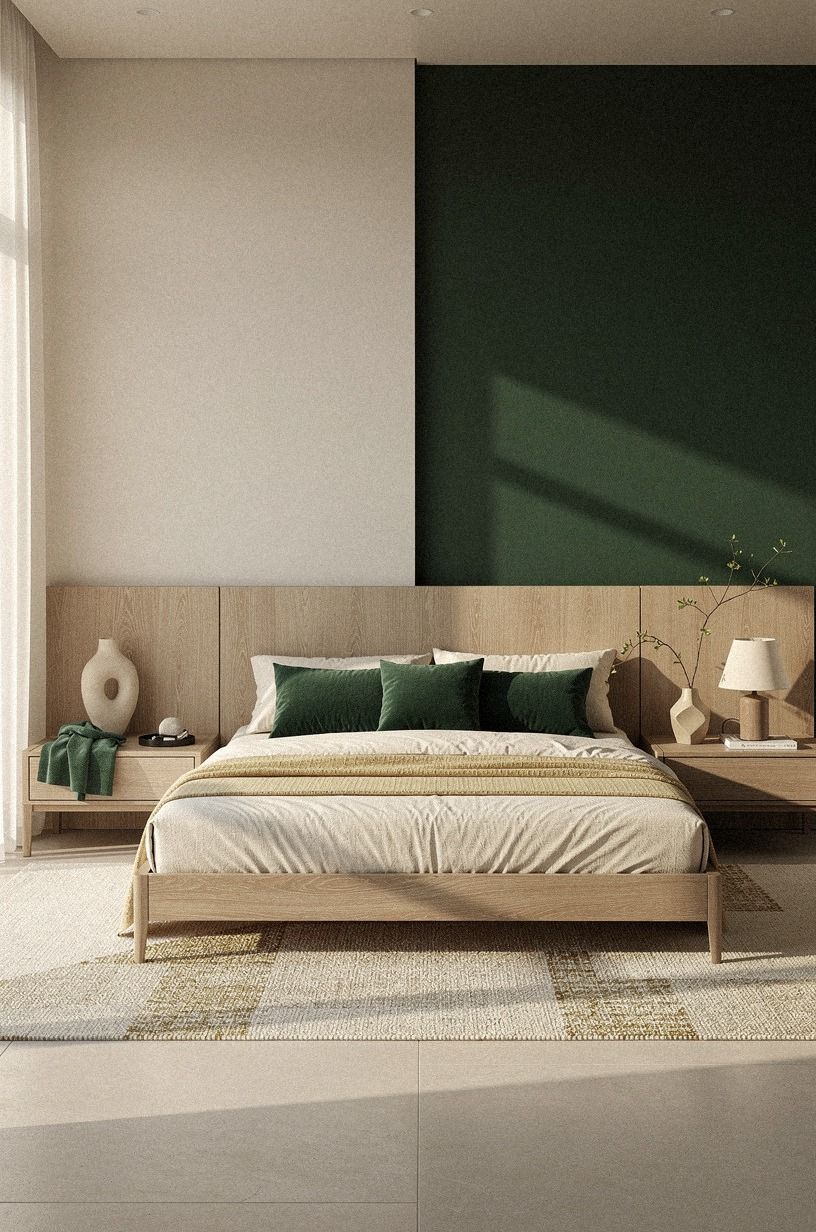 Two Woods, One Room: Mix Finishes Without Noise
