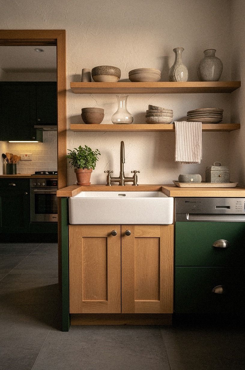 Frame the Sink Wall With Cottage Renovation Inspiration