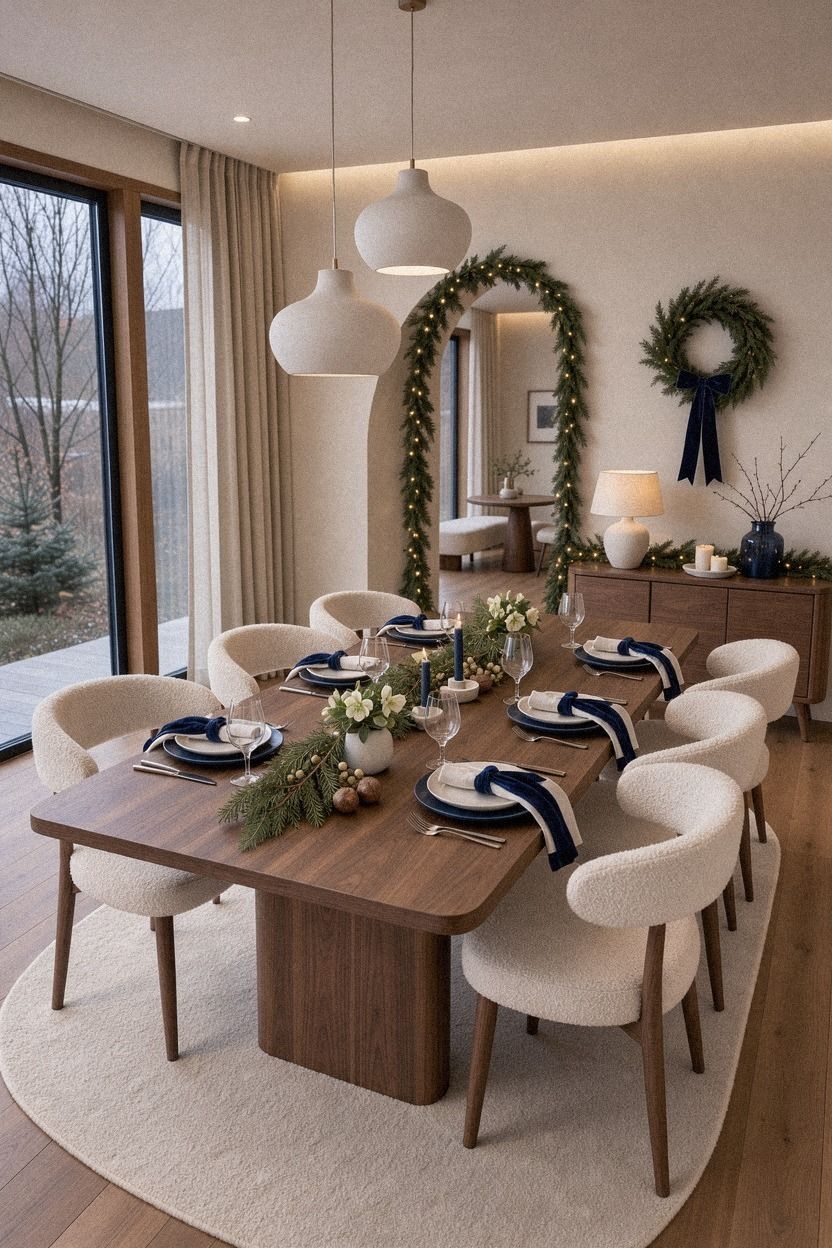Frame Each Place With a Soft Velvet Bow
