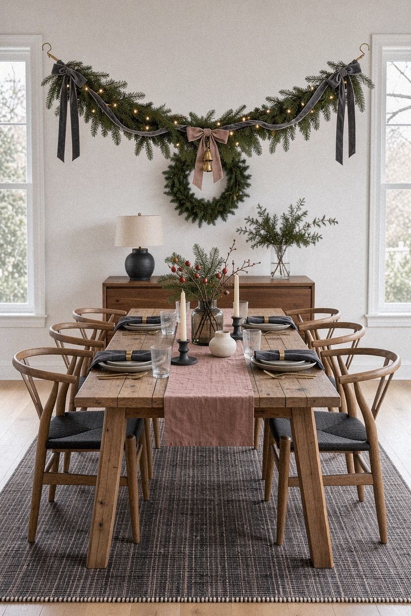 Hang a Garland Above the Table