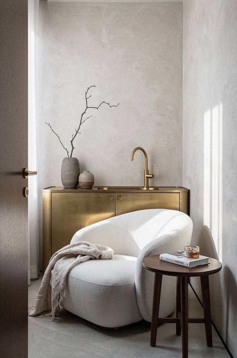 Can a Small Room Handle Gold and Brass?
