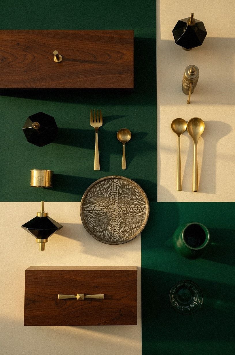 Pair Black With Brass Instead of More Gold