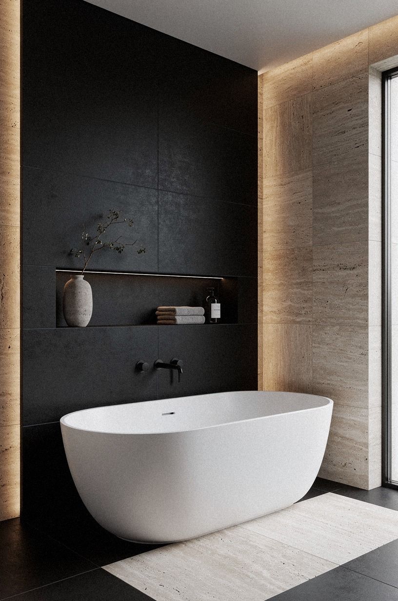 Mix Rounded Shapes With Square Tile