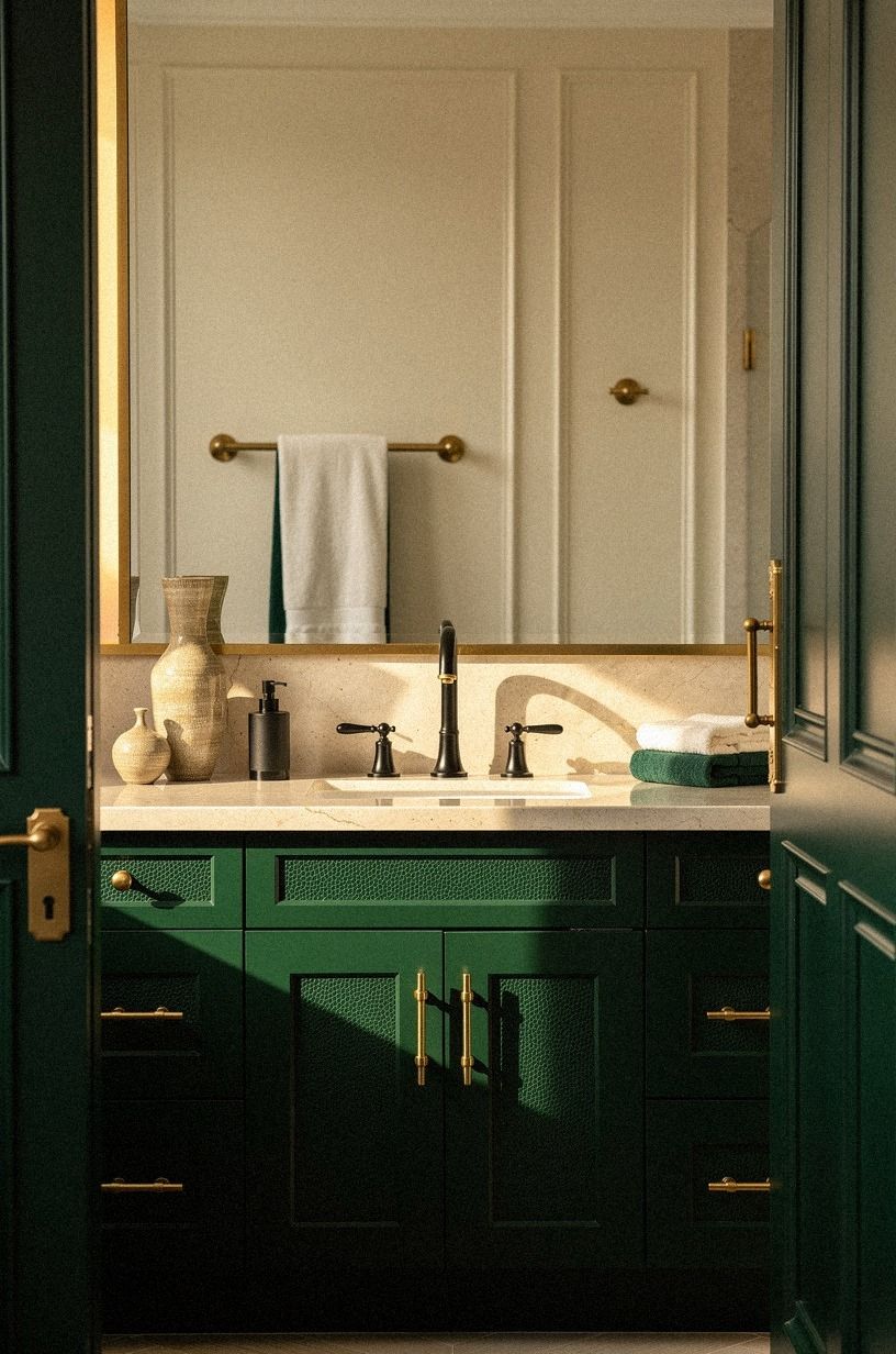 Use Black Fixtures With a Soft Stone Counter