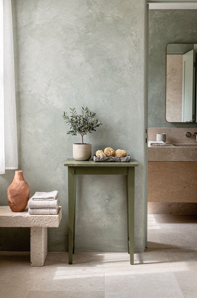 Use Sherwin-Williams Sea Salt for a Softer Contrast