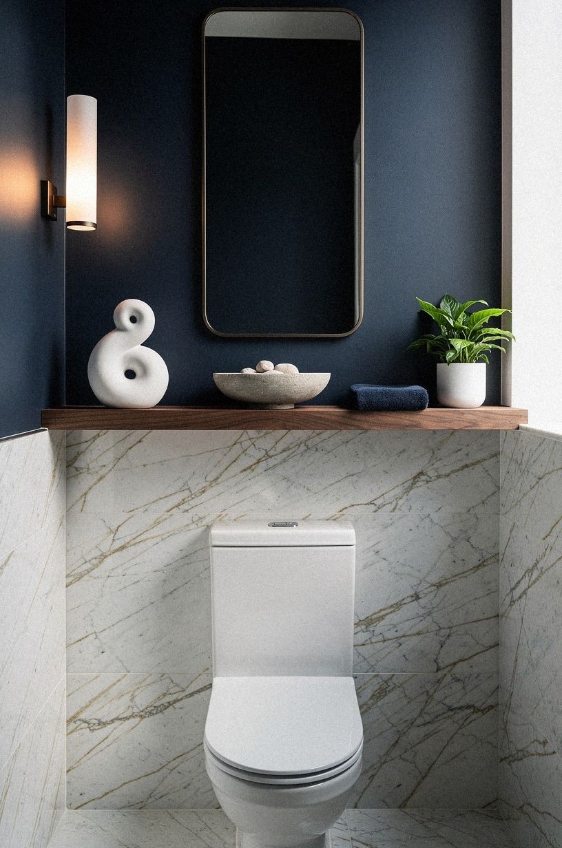 What Belongs Above the Toilet?
