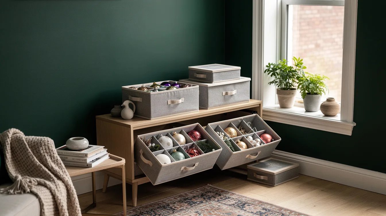 Use Fabric Trays for Easier Access