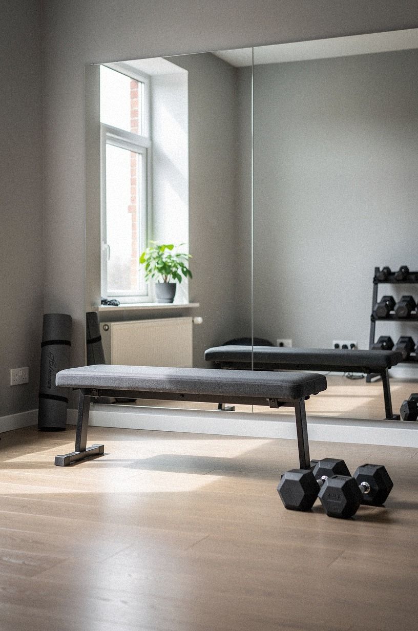 Build a low visual line with the bench