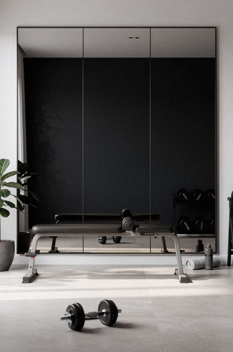 Paint behind the glass with Sherwin-Williams Iron Ore