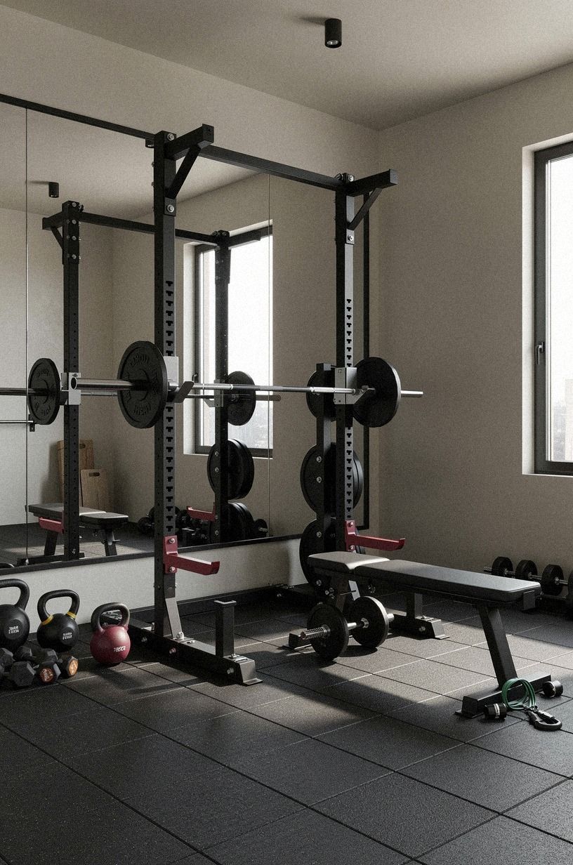 Position the rack to protect the reflected sightline