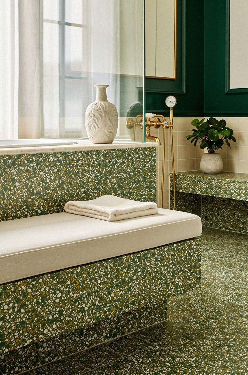 Hang Clear Glass Above the Built-In Seat